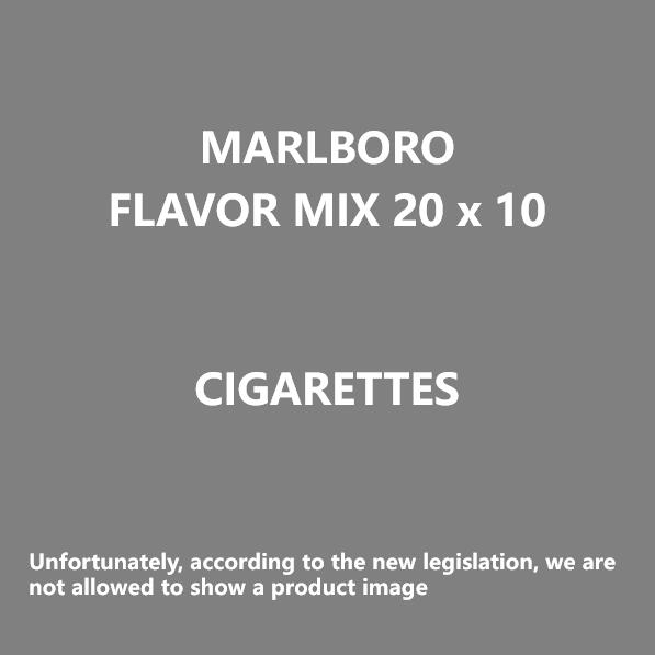 VKOOPMARLBORO 万宝路中醇红盒香烟20支x10盒整条FLAVOR MIX 20